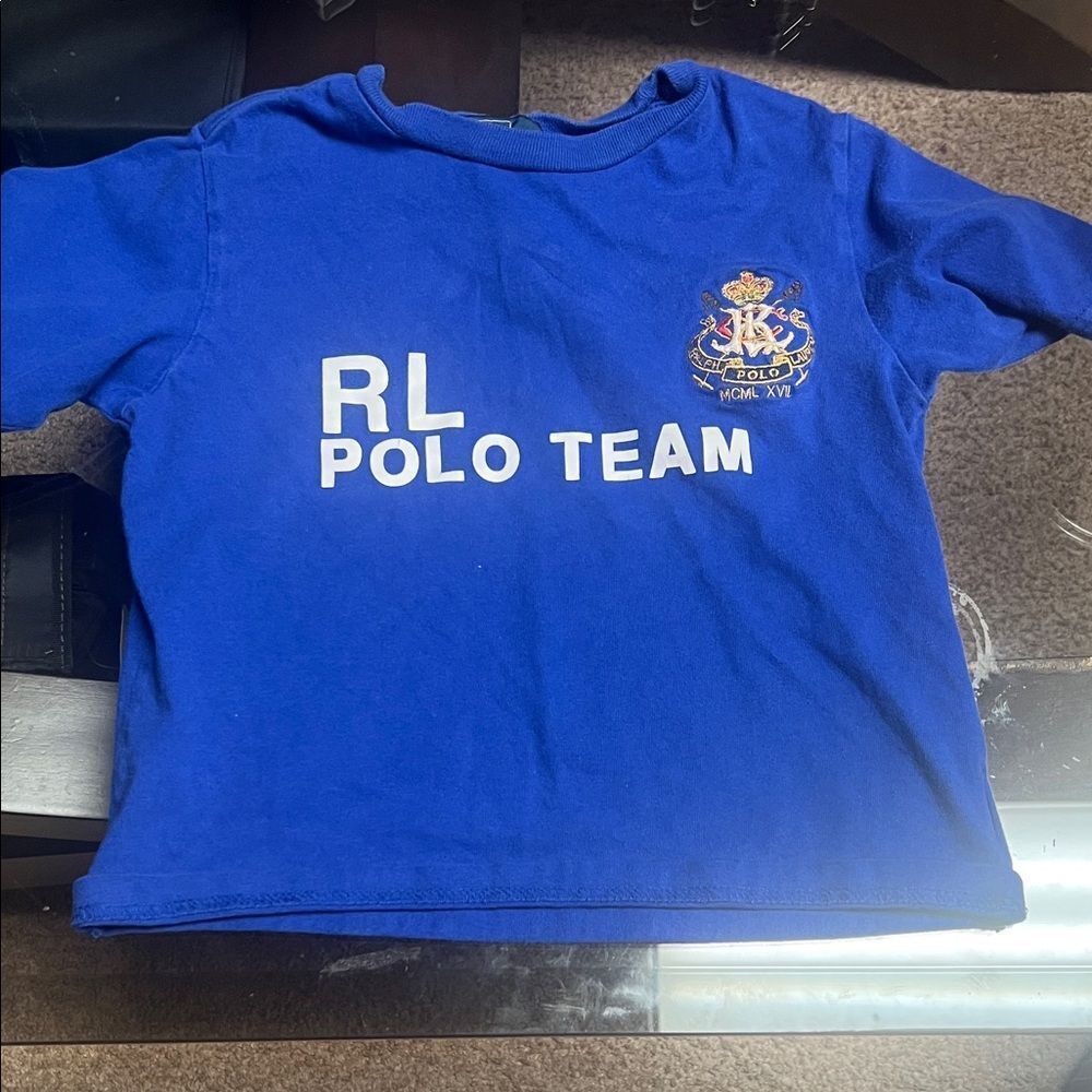 Polo by Ralph Lauren Kids Royal Blue Polo Team Shirt